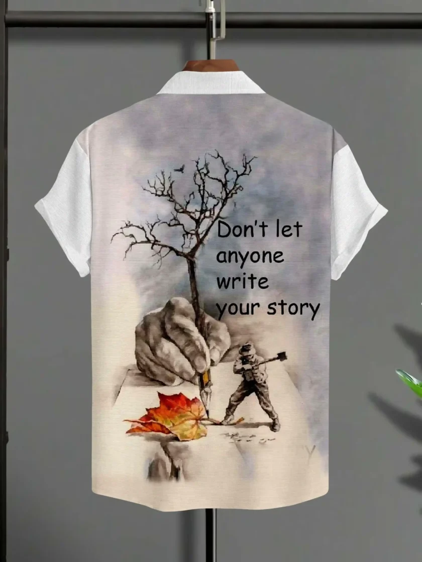 Don’t Let Anyone Write Your Story Linen Shirt