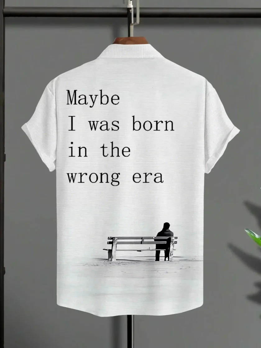 Maybe I Was Born in the Wrong Era Linen Shirt